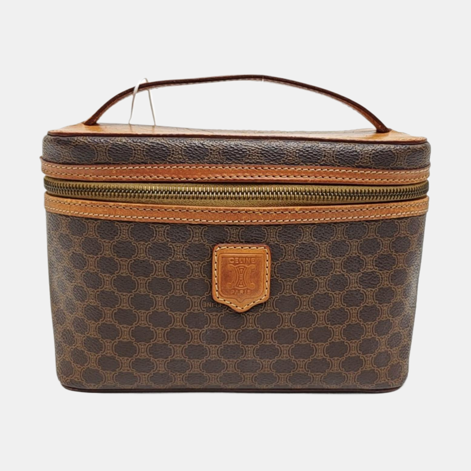 BOLSOS COSMÉTICOS MACADAM TOP HANDLE Lona revestida Marrón