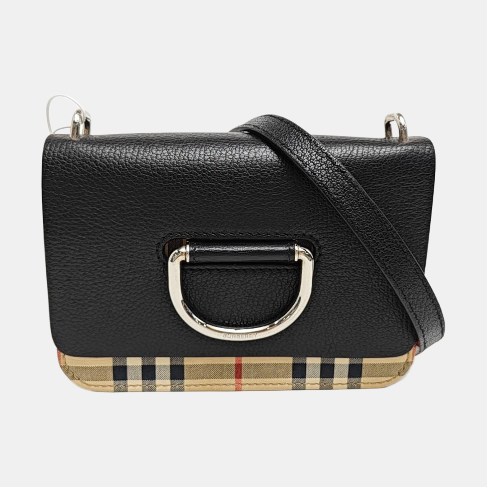 D-Ring Mini Calfskin Black