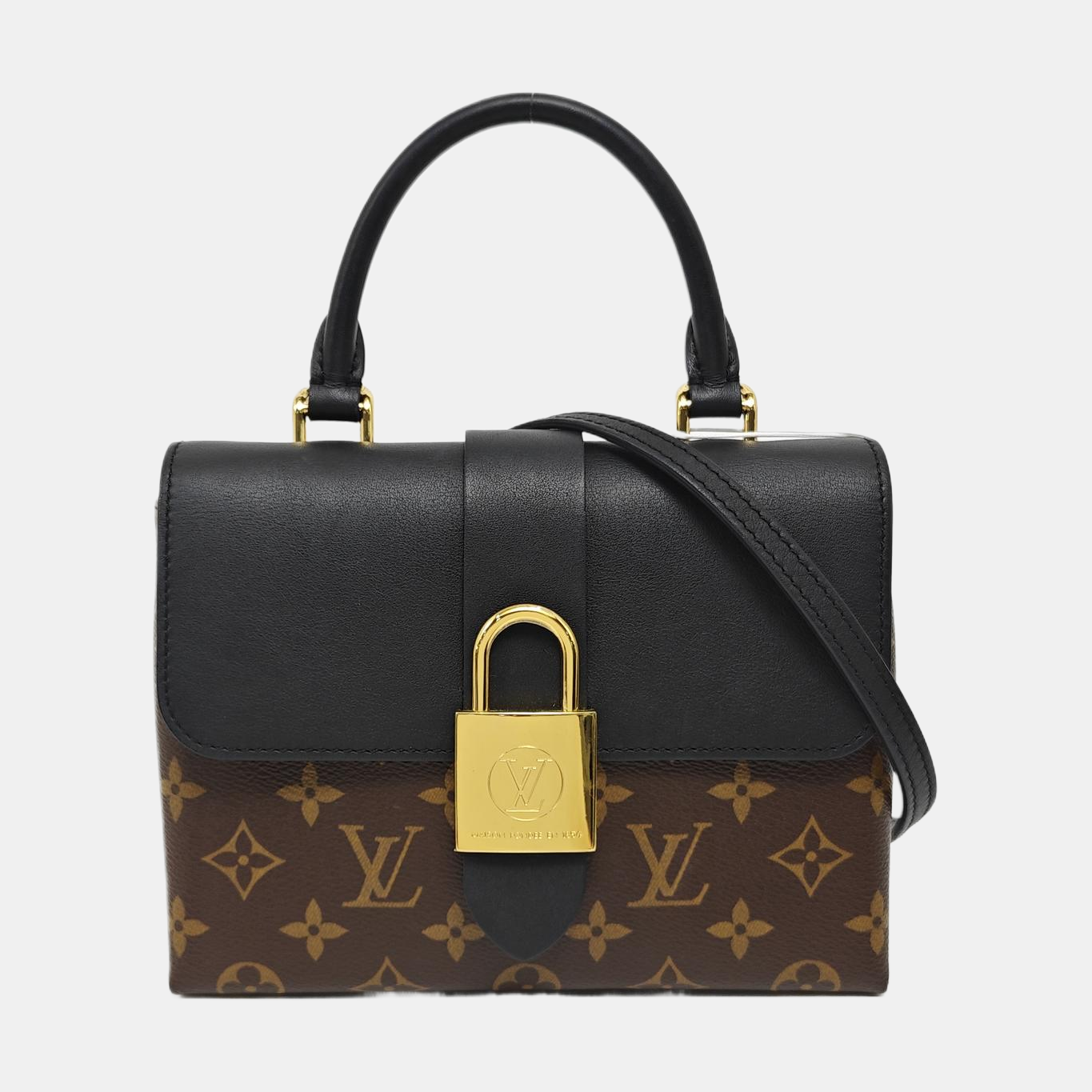 LOCKY BB Monogram Coated Canvas Brown