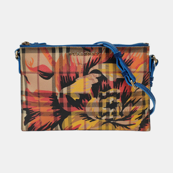 Coated Canvas Shoulder Bag Multicolor