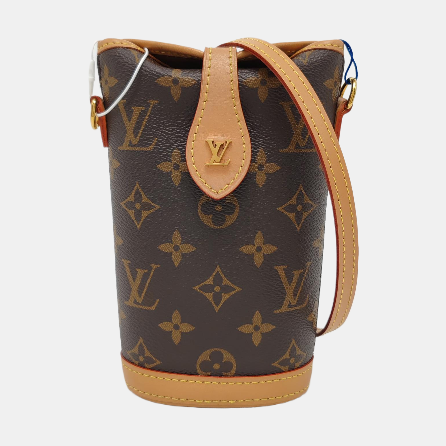 FOLD ME Monogram Coated Canvas Brown