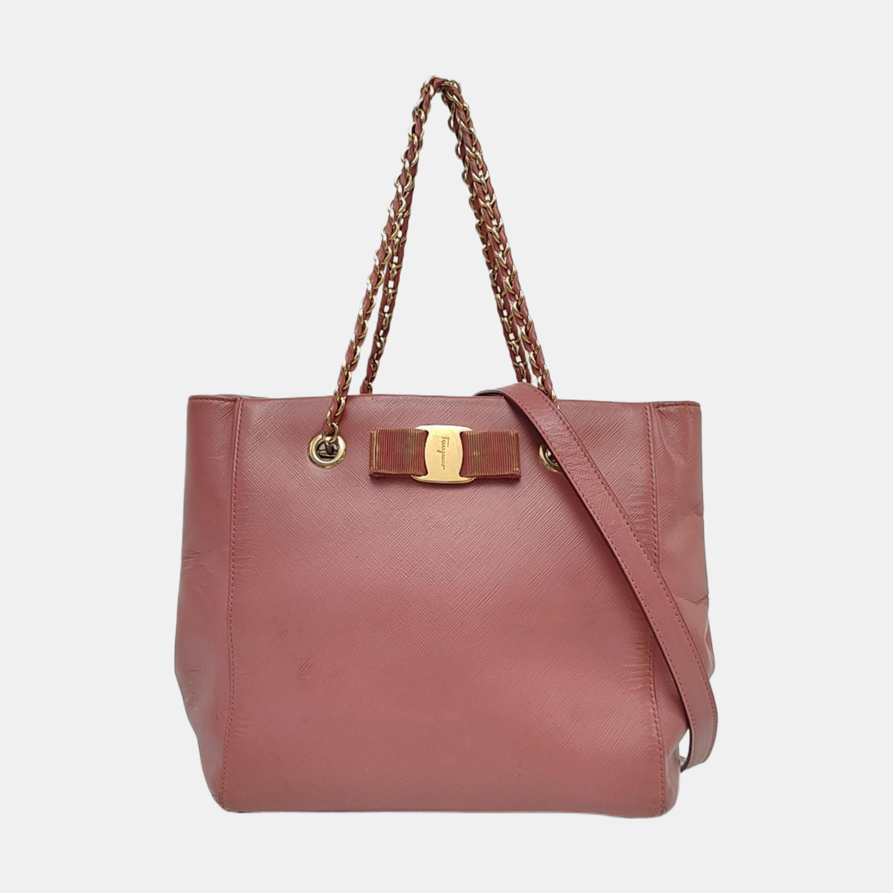 Calfskin Tote Bag Red