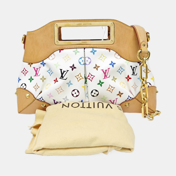 LV × TM JUDY MM Monogram Coated Canvas White