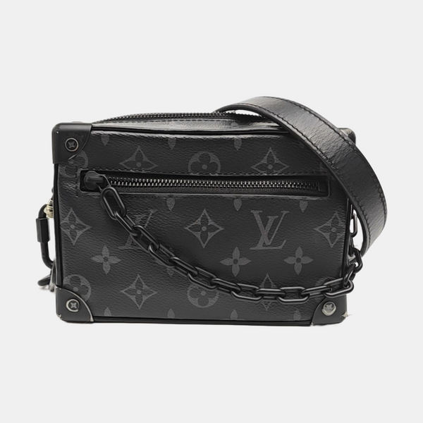SOFT TRUNK Mini Monogram Coated Canvas Black