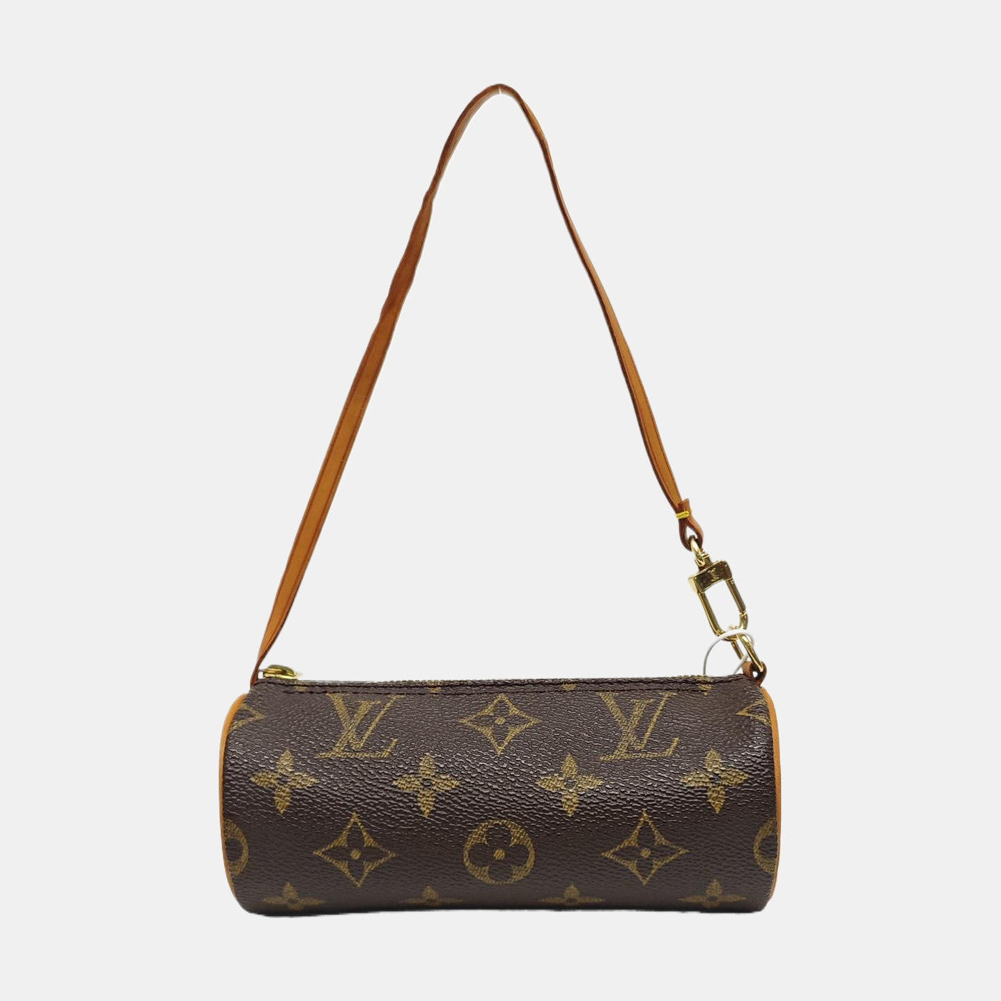 PAPILLON Mini Monogram Coated Canvas Brown