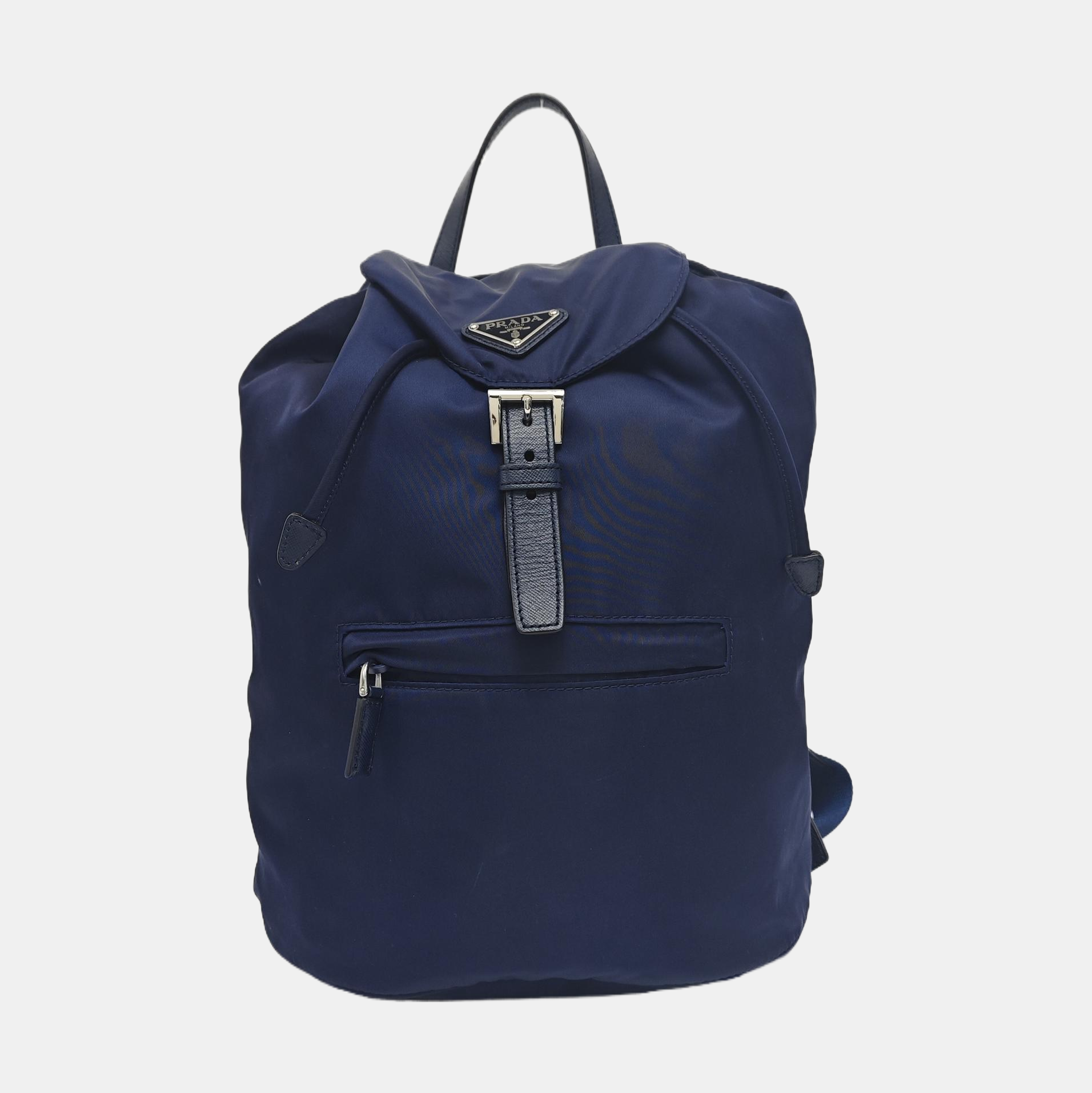 Nylon Backpack Blue
