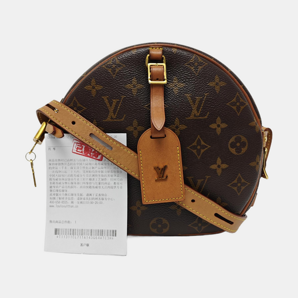 BOITE CHAPEAU MM Monogram Coated Canvas Brown