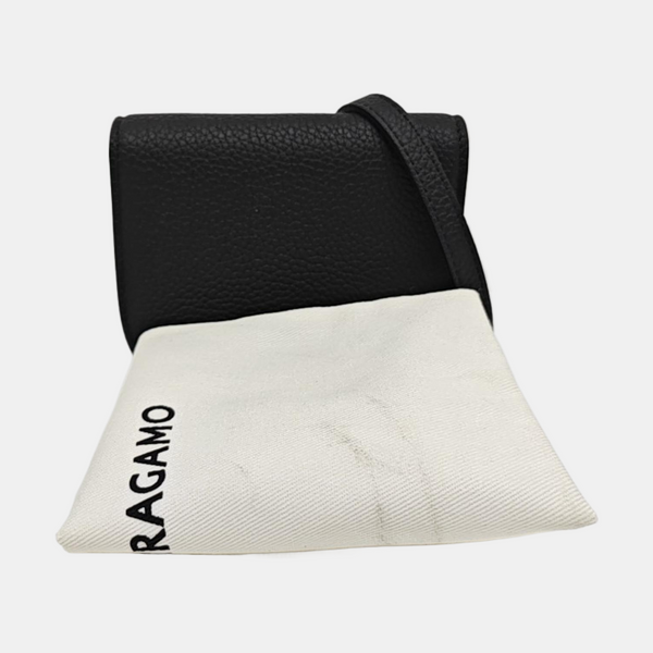 Calfskin Shoulder Bag Mini Black