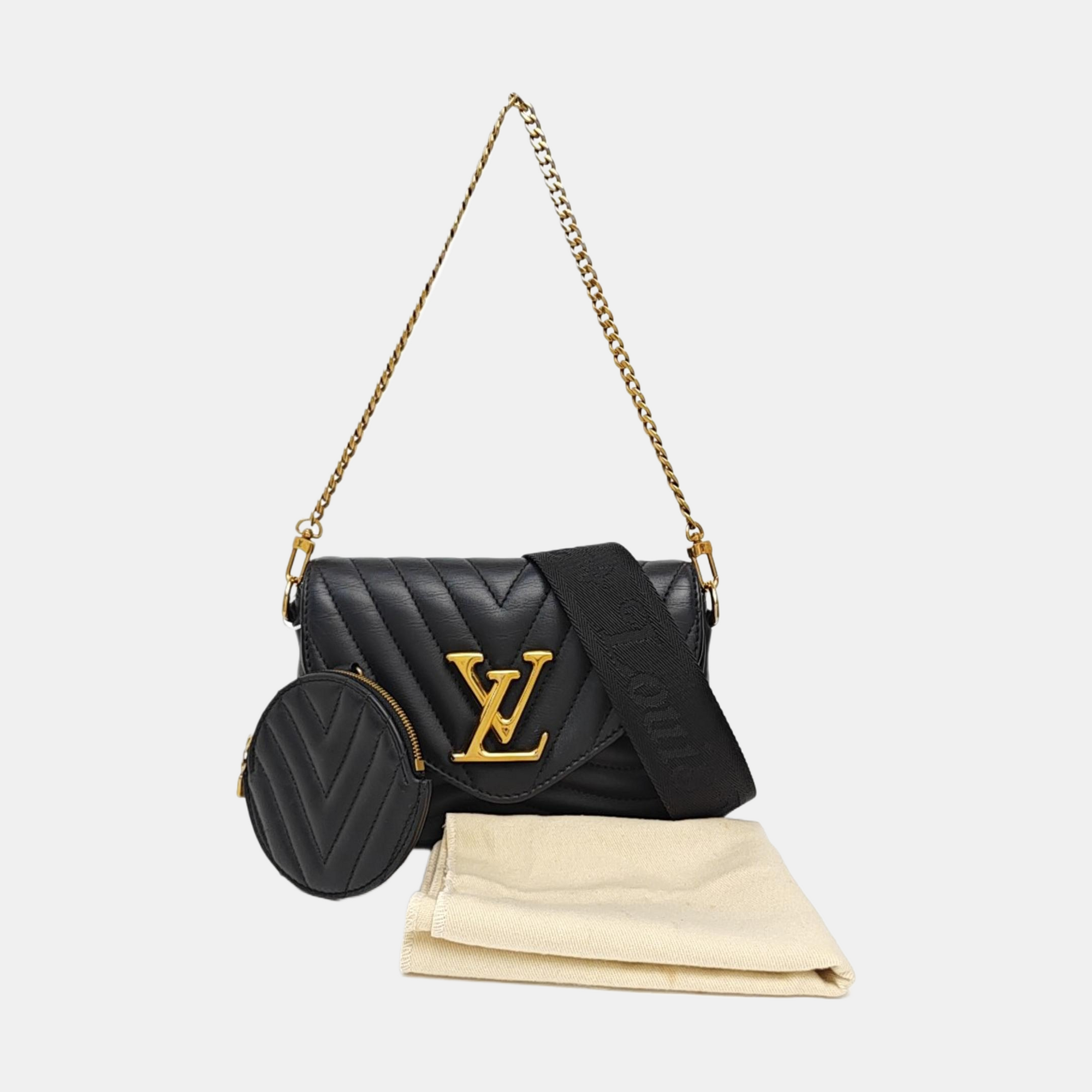 NEW WAVE Quilted Calfskin Black