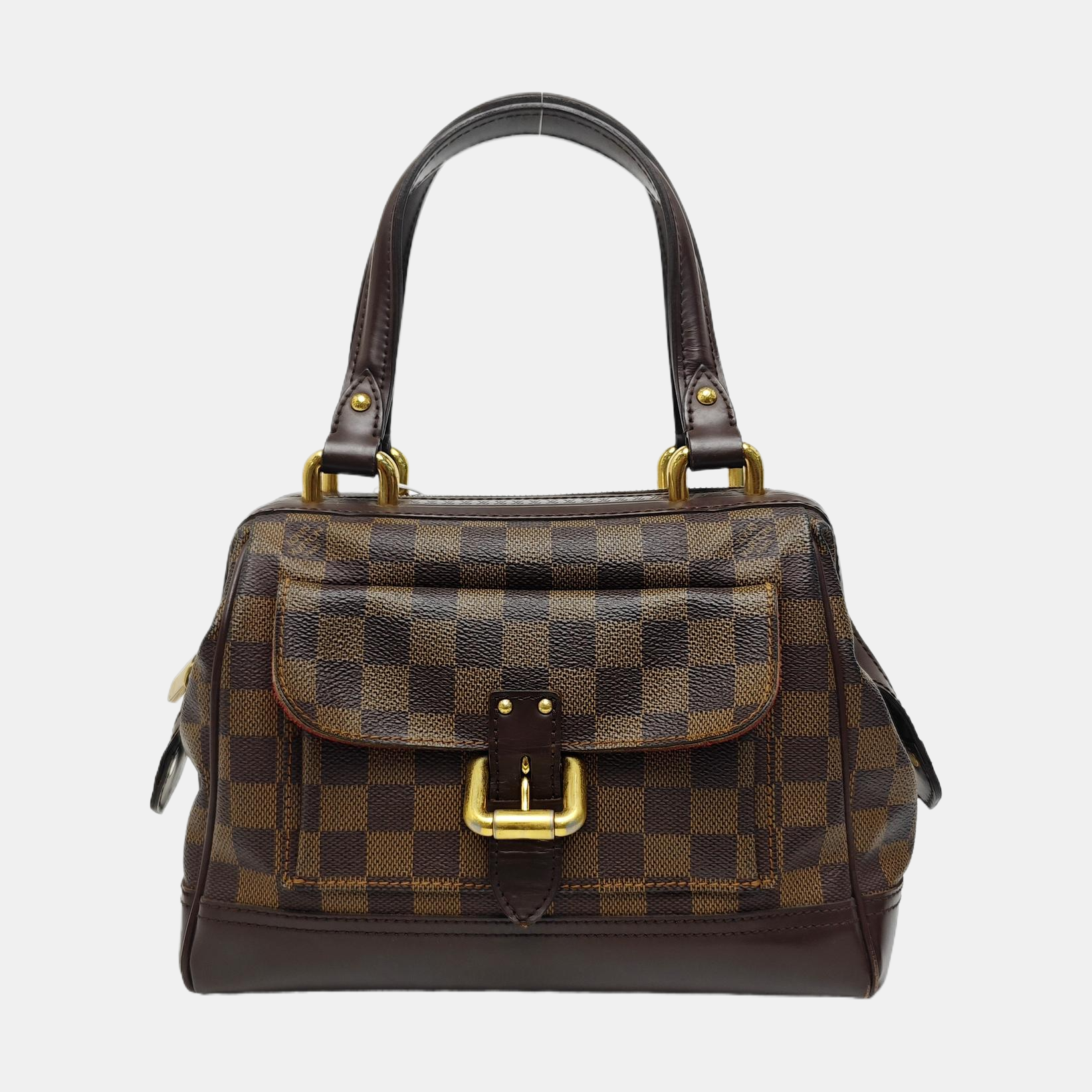 KNIGHTSBRIDGE Damier Ebene Coated Canvas Brown