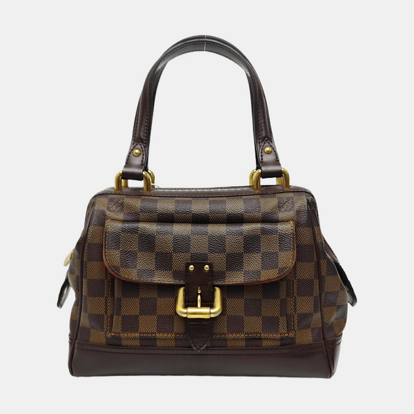 KNIGHTSBRIDGE Damier Ebene Coated Canvas Brown