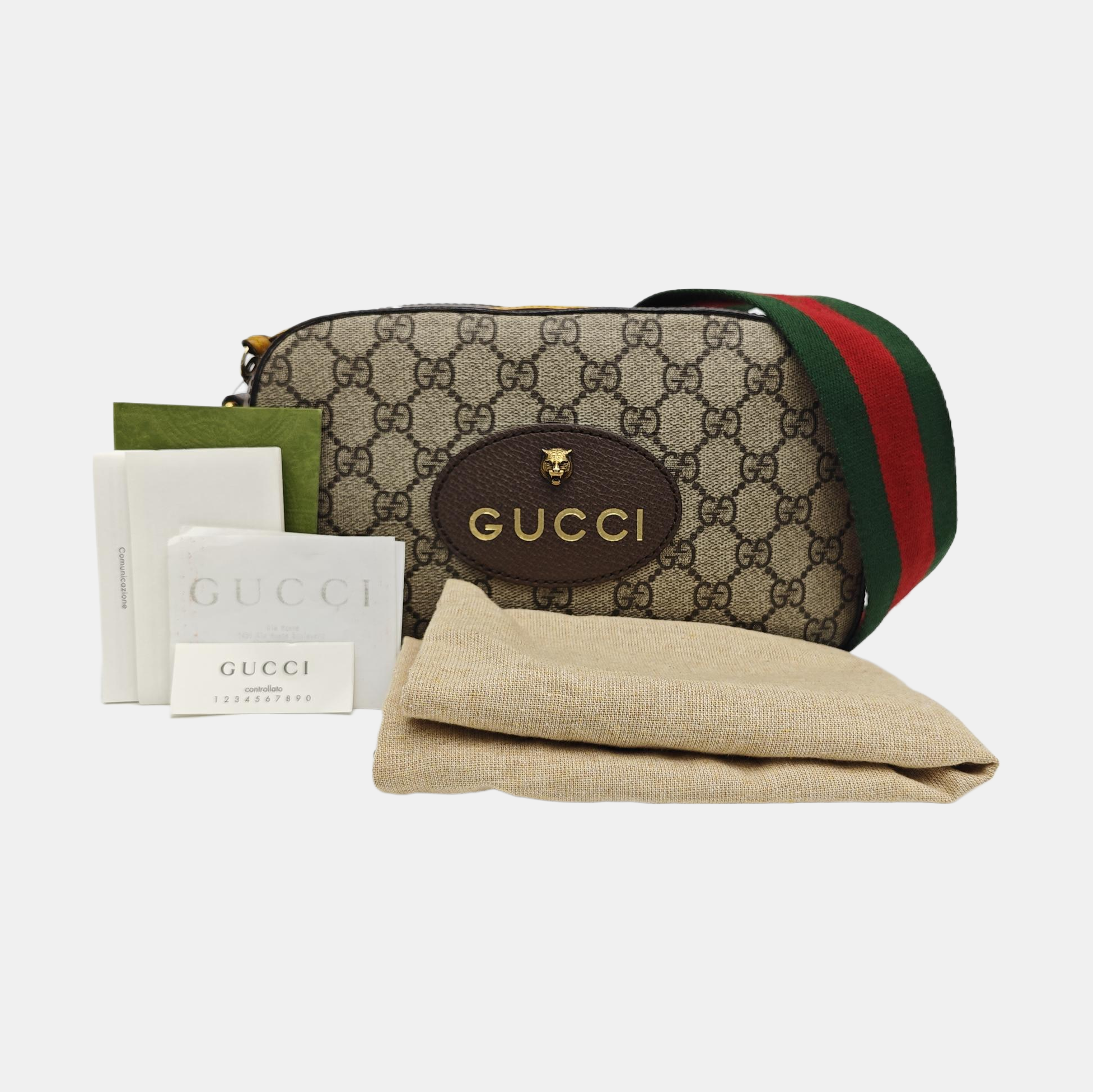 Neo Vintage Monogram Coated Canvas Beige