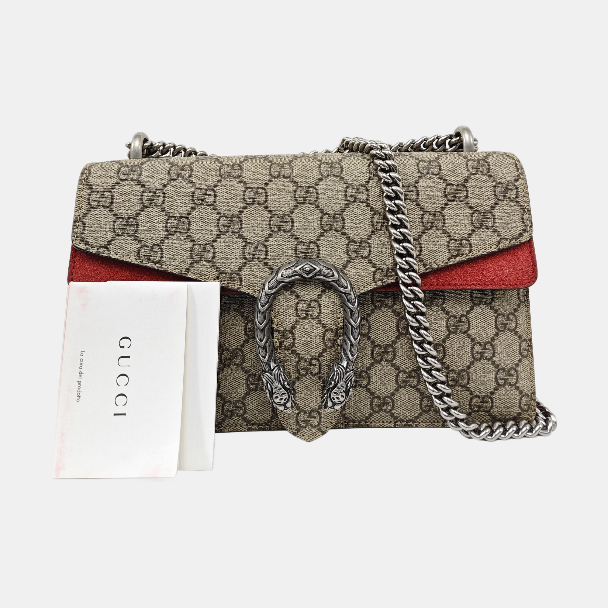 Dionysus Small Monogram Coated Canvas Black