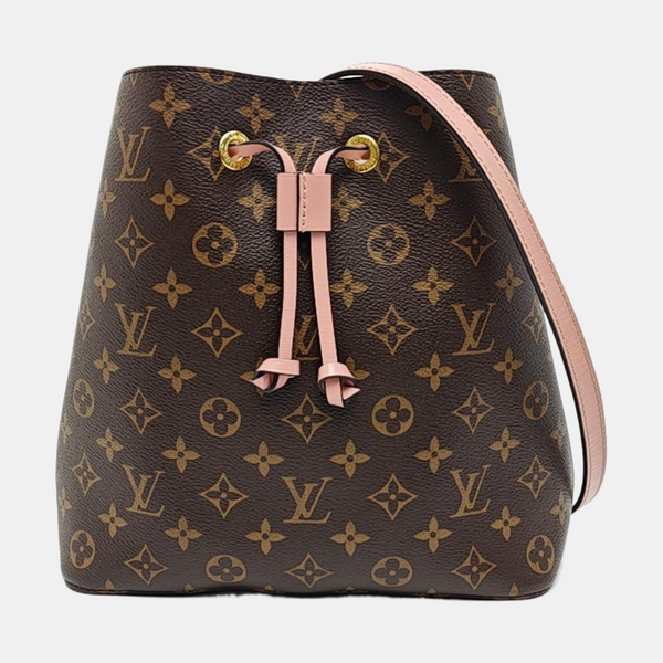 NÉONOÉ MM Monogram Coated Canvas Brown