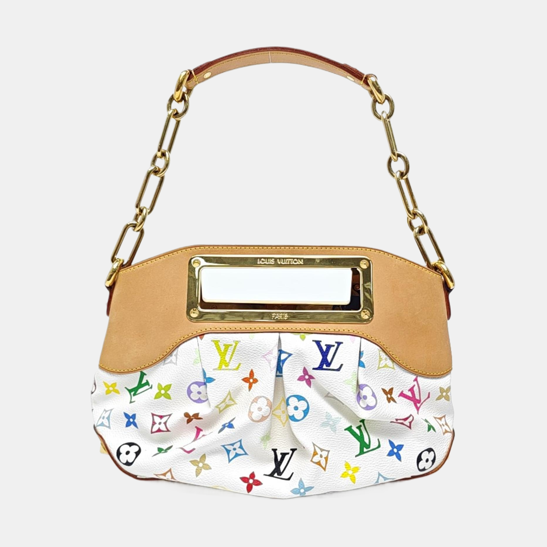 LV × TM JUDY PM Monogram Coated Canvas White