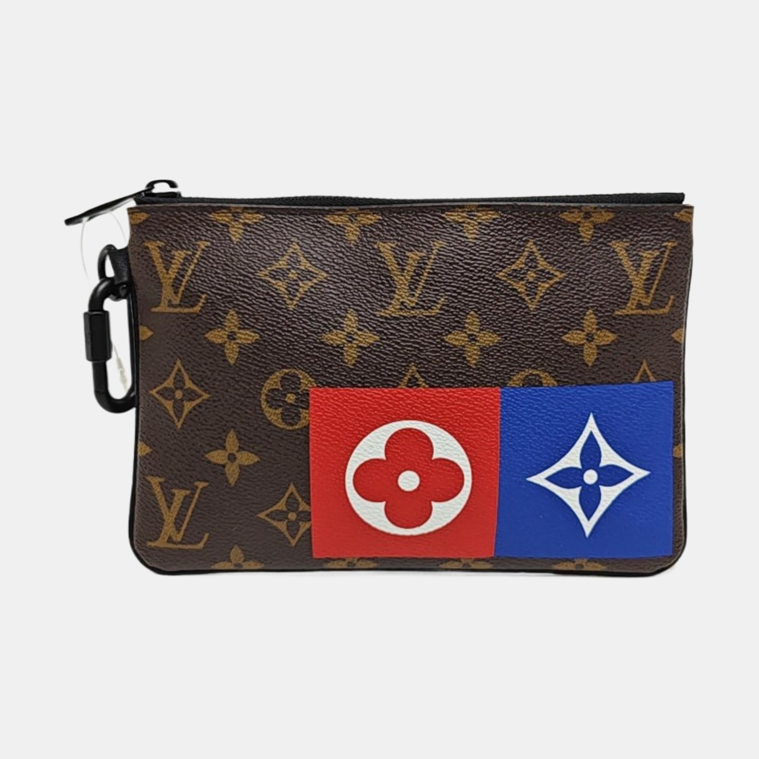 POCHETTE CHAINE MM Monogram Coated Canvas Brown