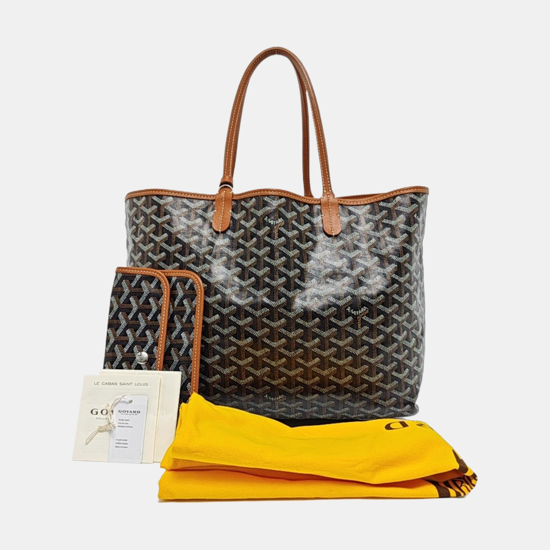 Authenticated pre-owned  Saint Louis PM Coated Canvas Black - Tote Bag at Looply