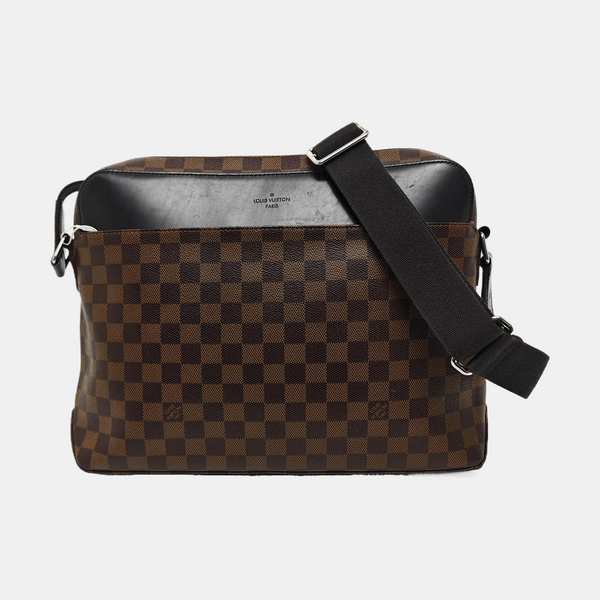 JAKE NM Damier Ebene Coated Canvas Brown