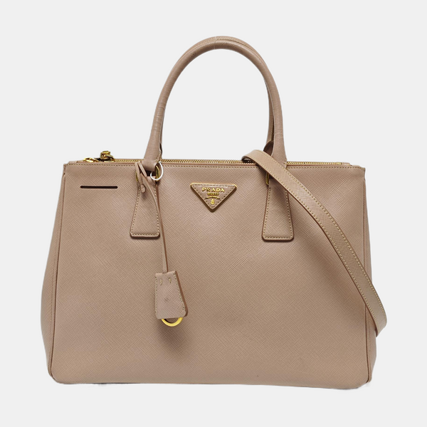 Authenticated pre-owned  Galleria Large Saffiano Calfskin Pink - Tote Bag at Looply