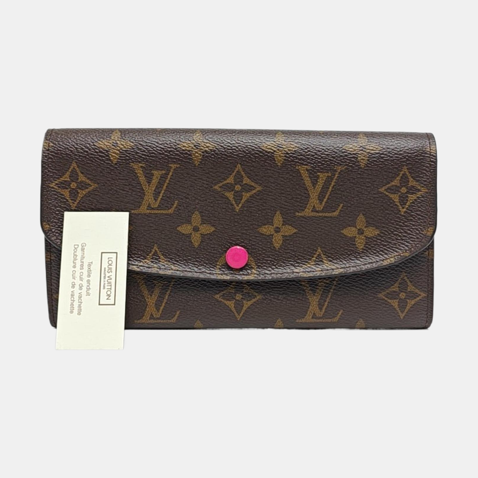 EMILIE Monogram Coated Canvas Brown