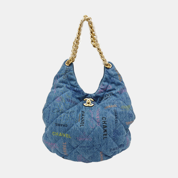 Quilted Fabric Blue