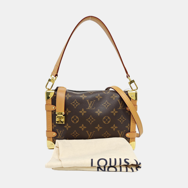 SIDE TRUNK MM Monogram Coated Canvas Brown