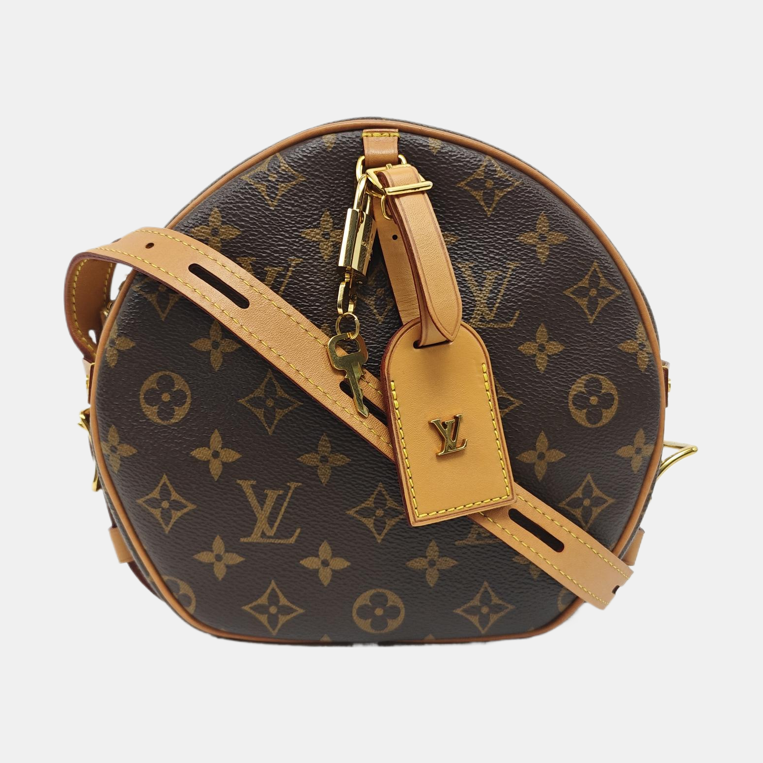 BOITE CHAPEAU MM Monogram Coated Canvas Brown