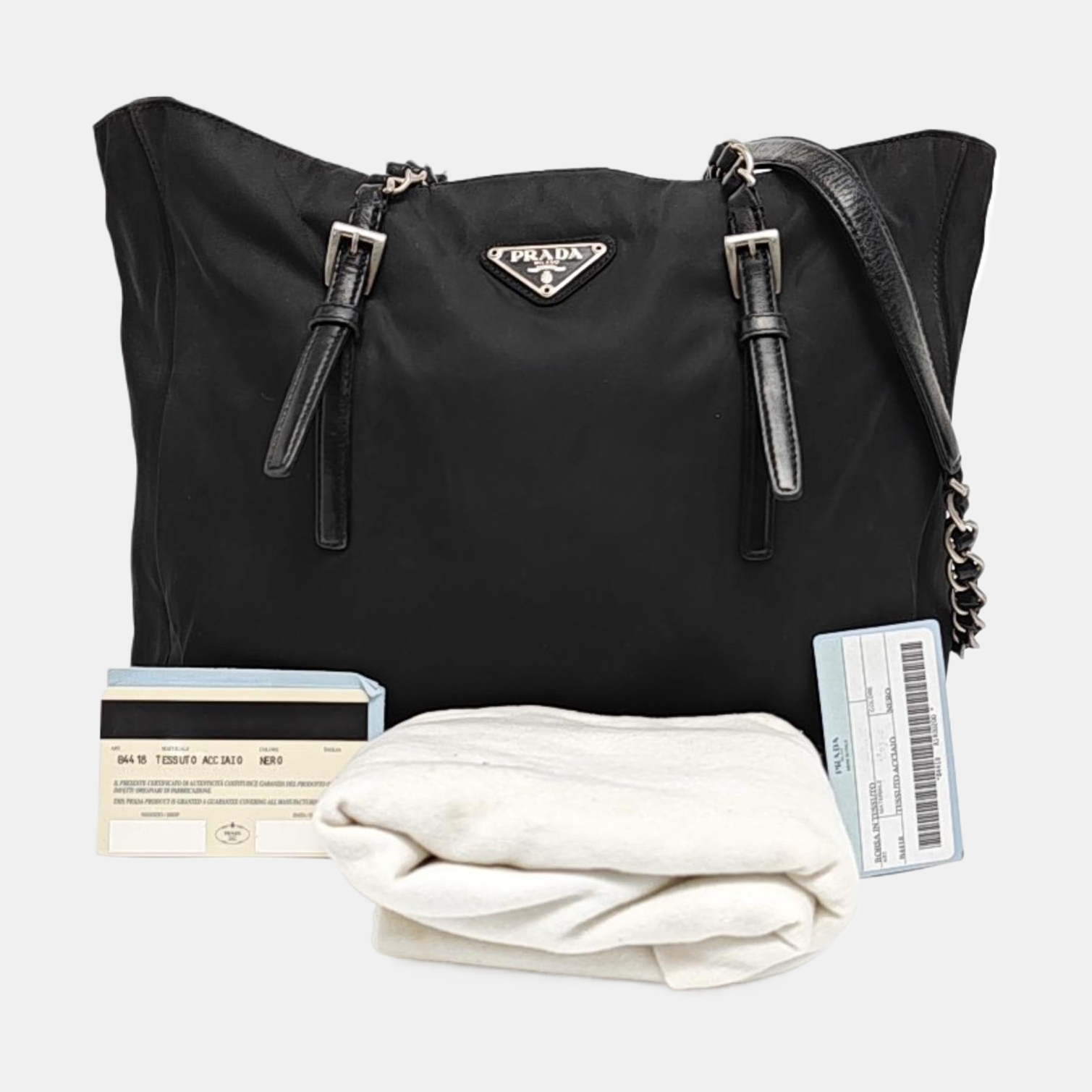Nylon Shoulder Bag Black
