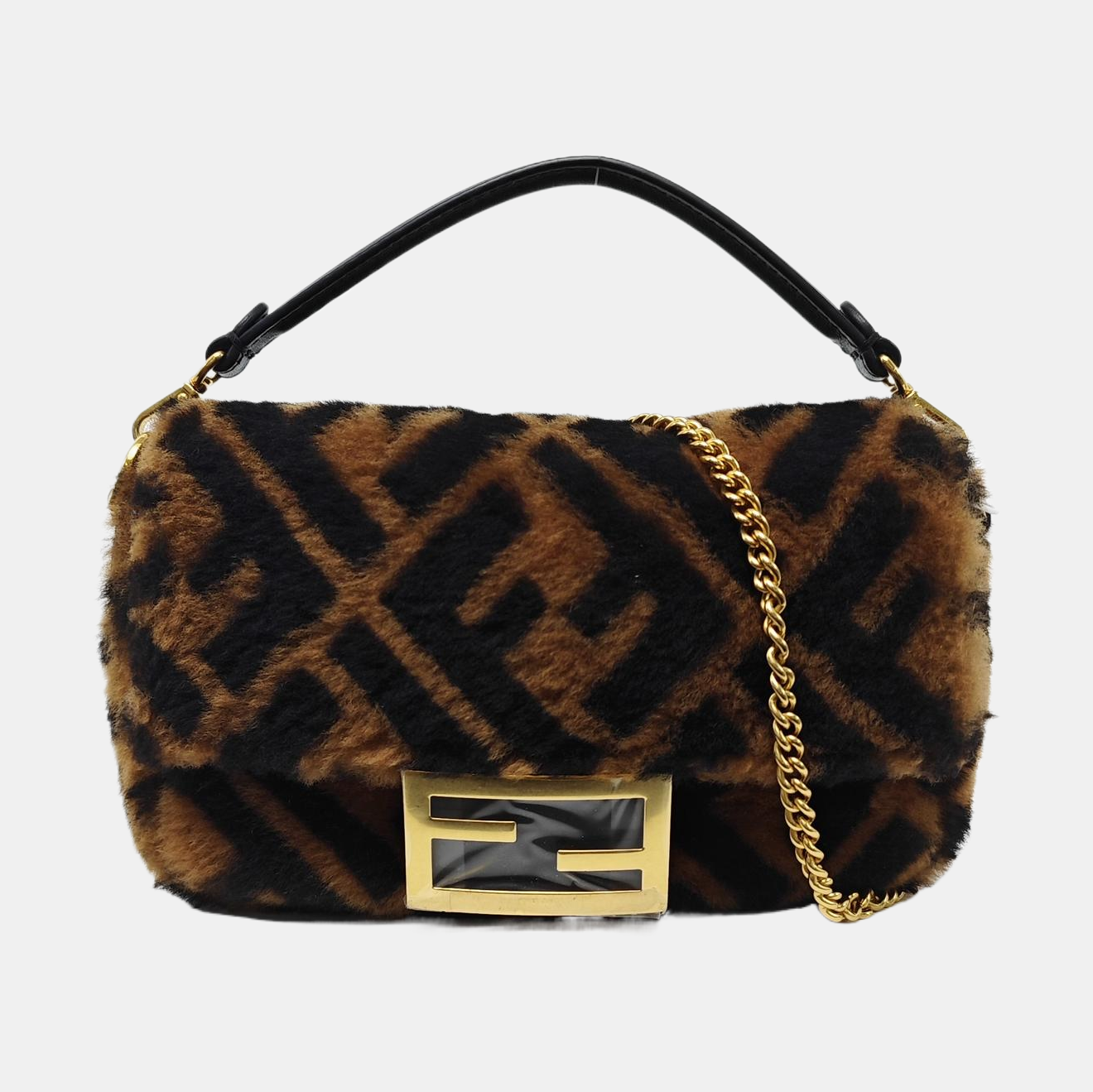 Baguette Mini Sheepskin Brown