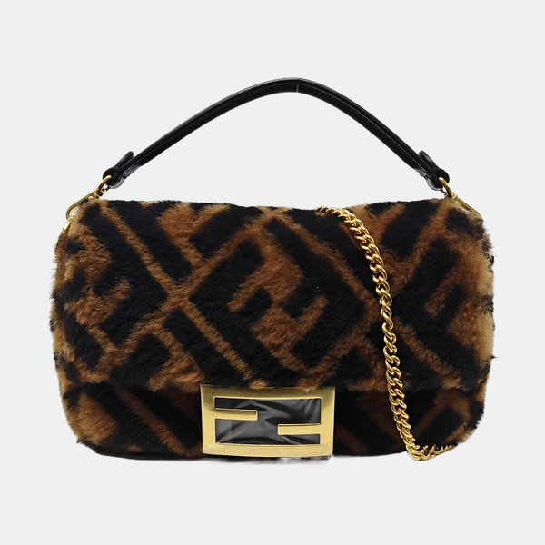 Baguette Mini Sheepskin Brown