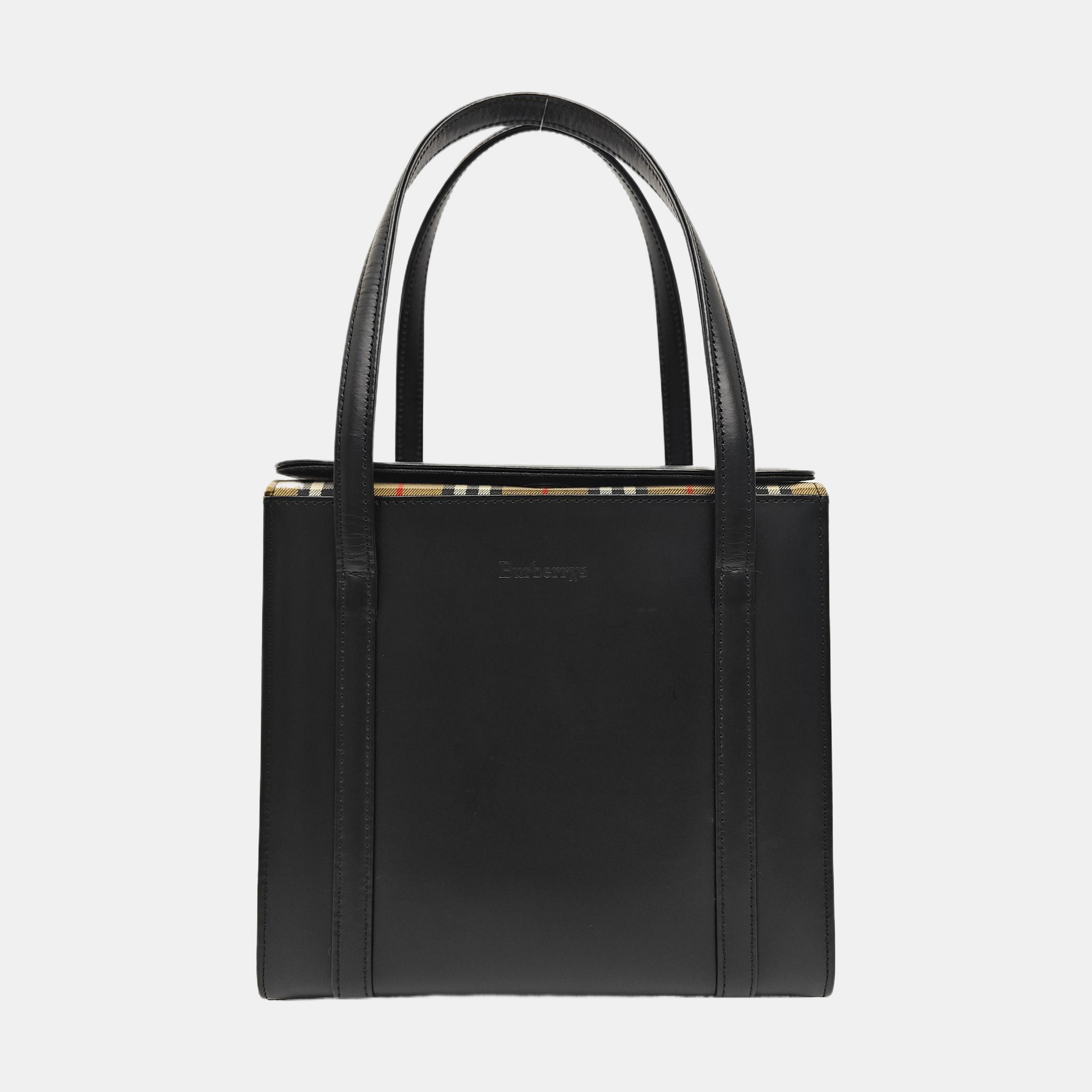 Calfskin Tote Bag Black