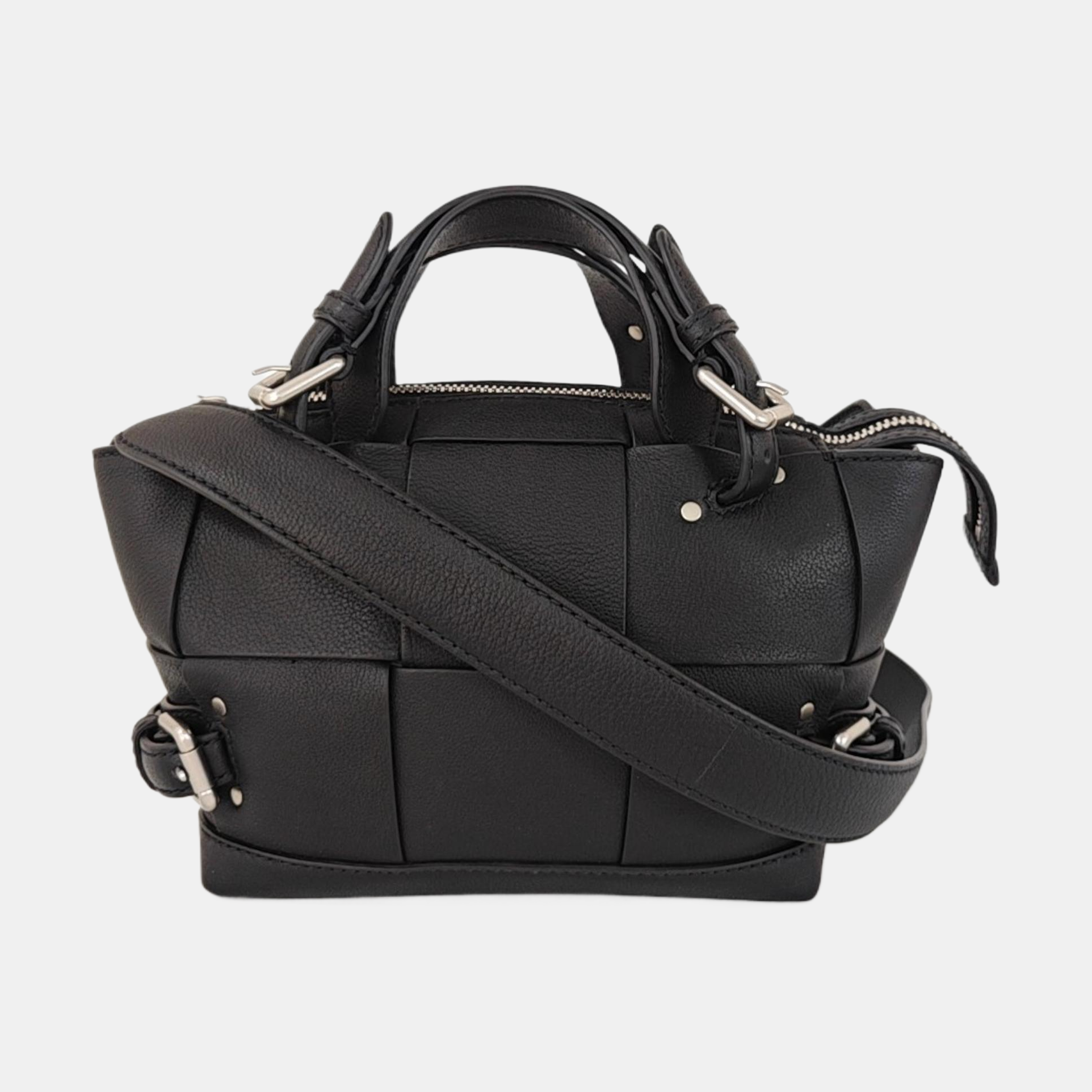 Calfskin Shoulder Bag Black