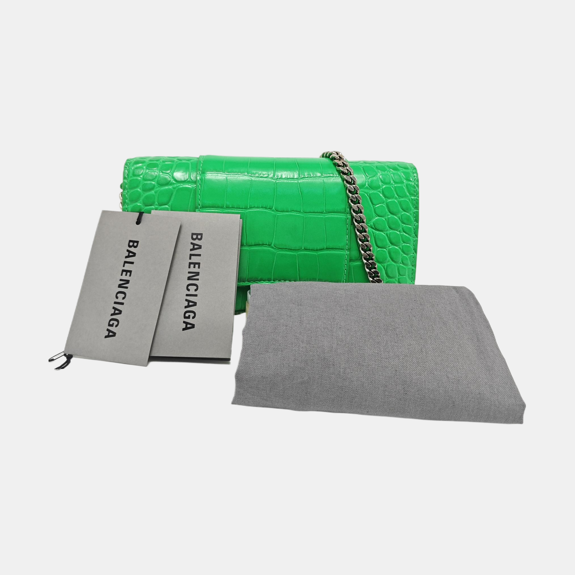 Hourglass Calfskin Green