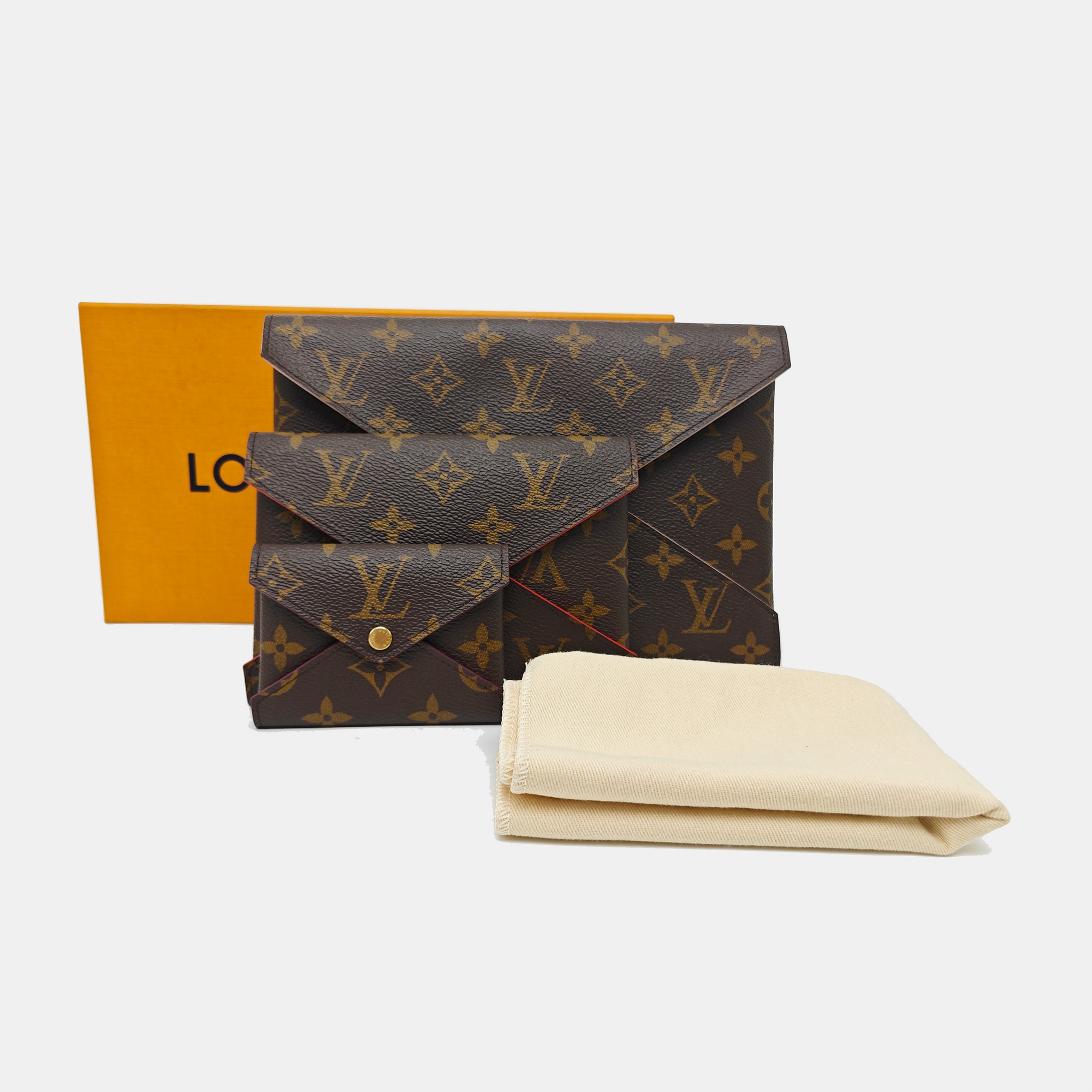 KIRIGAMI Monogram Coated Canvas Brown