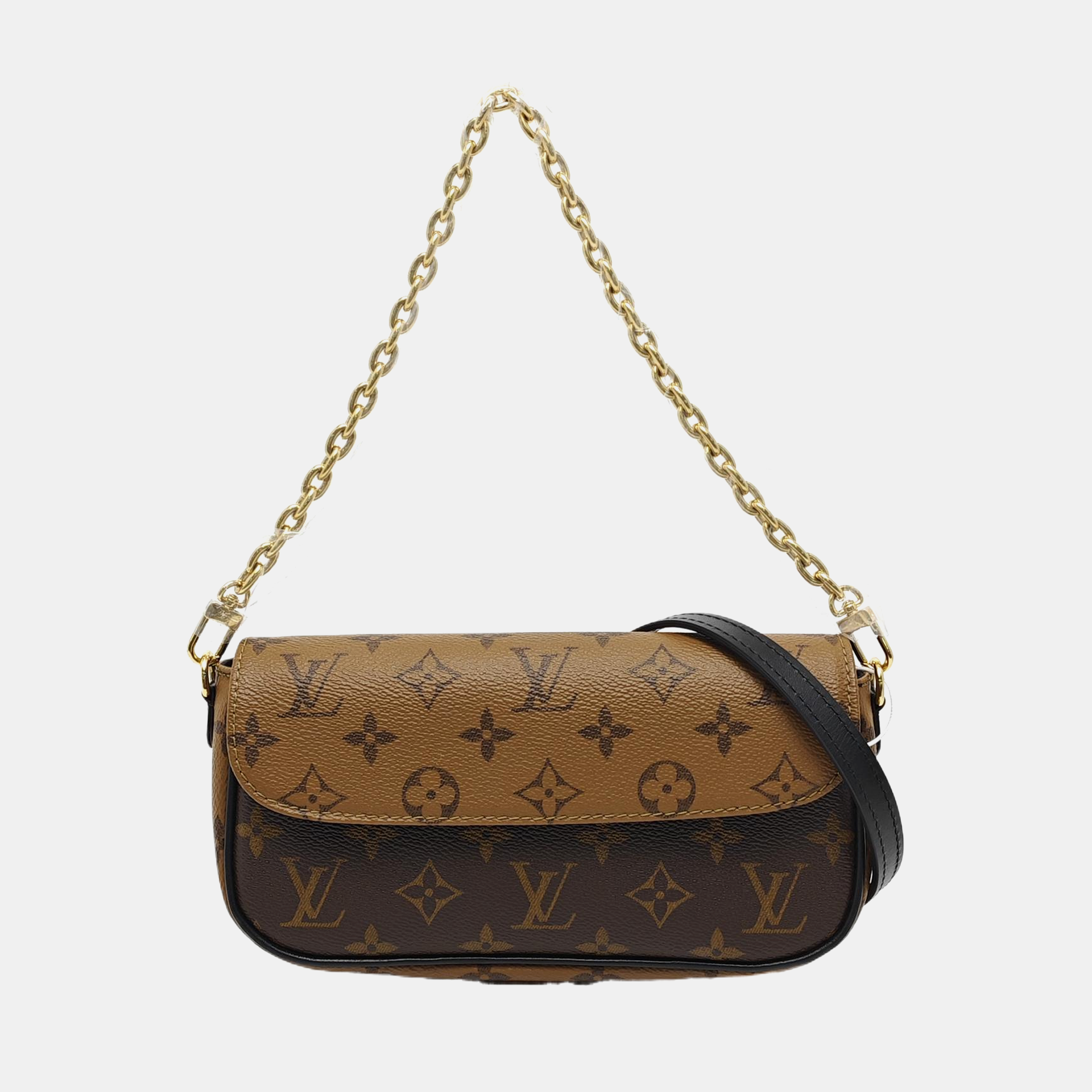 IVY Monogram Coated Canvas Brown