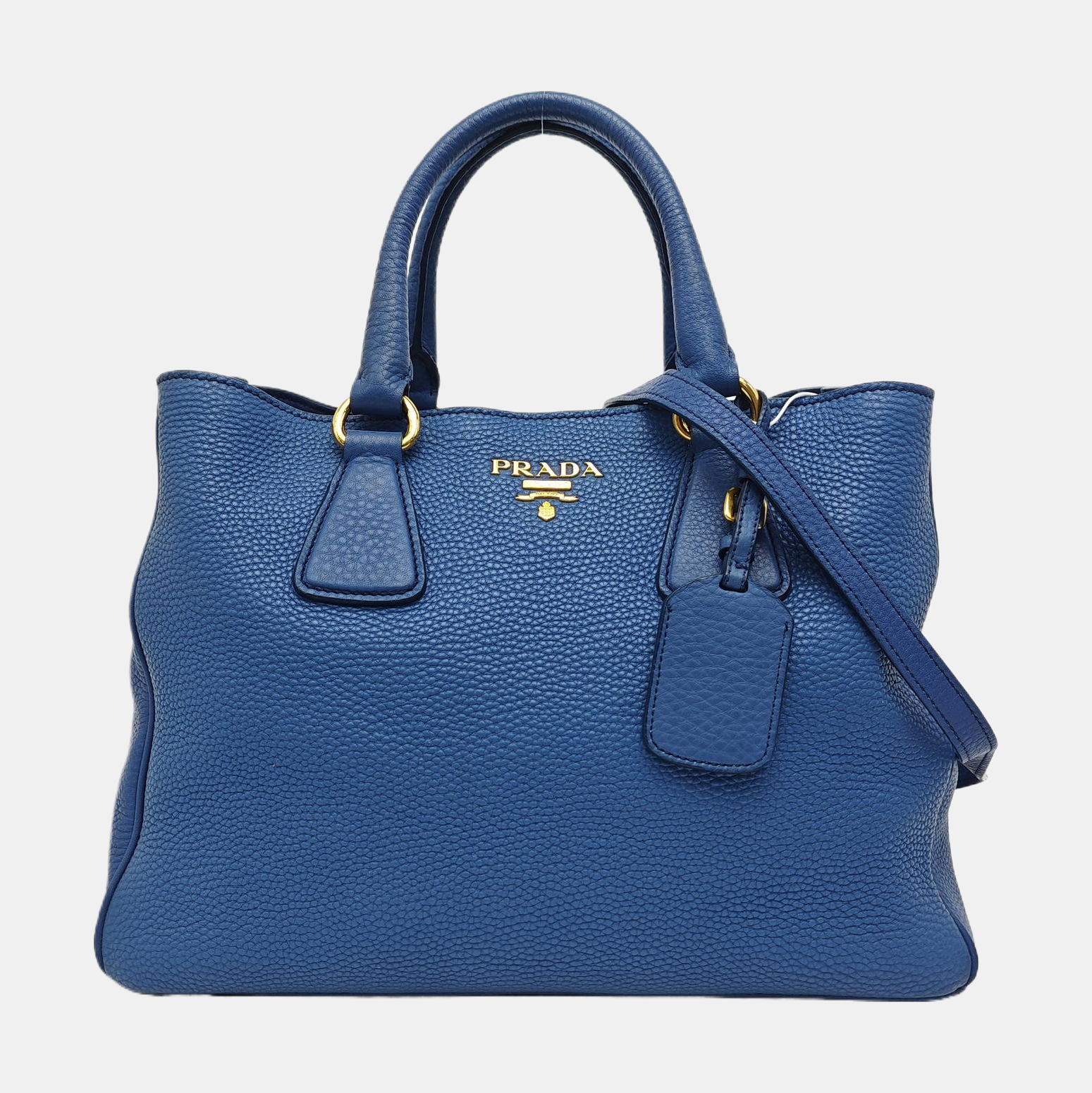 Calfskin Tote Bag Blue