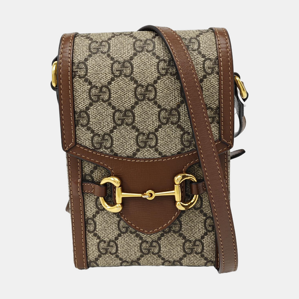 Horsebit 1955 Mini Coated Canvas Beige