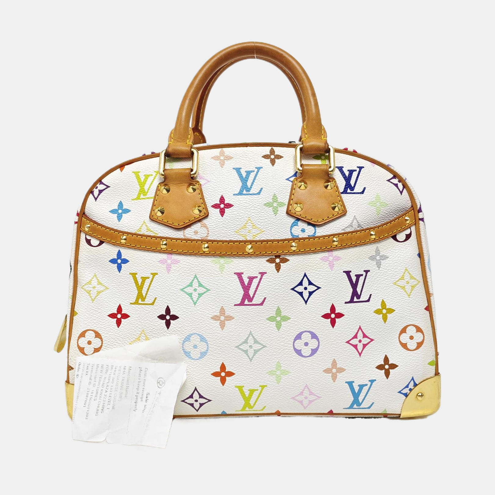 LV × TM DEAUVILLE Monogram Coated Canvas White
