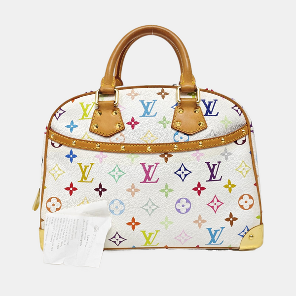 LV × TM DEAUVILLE Monogram Coated Canvas White