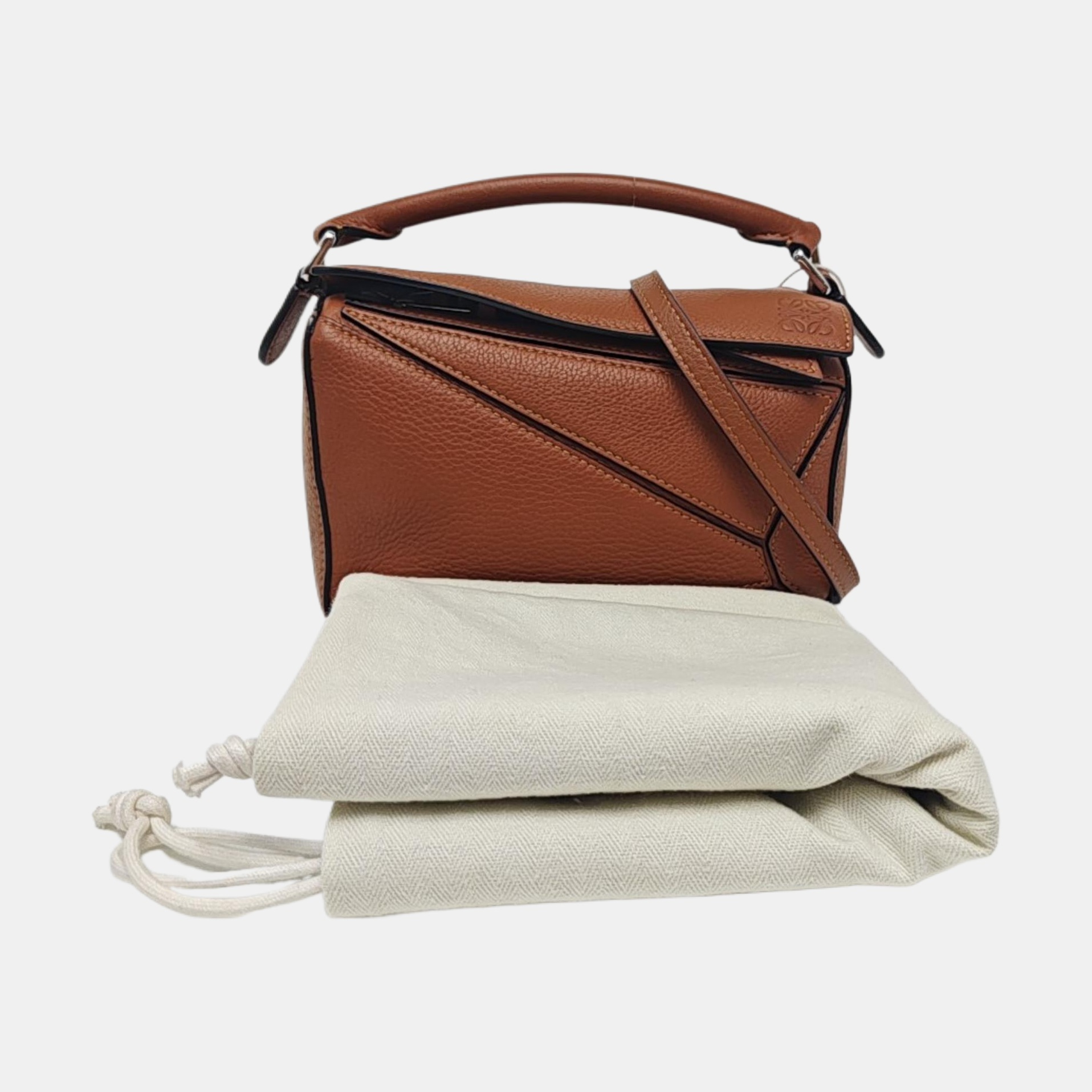 Puzzle Mini Calfskin Brown