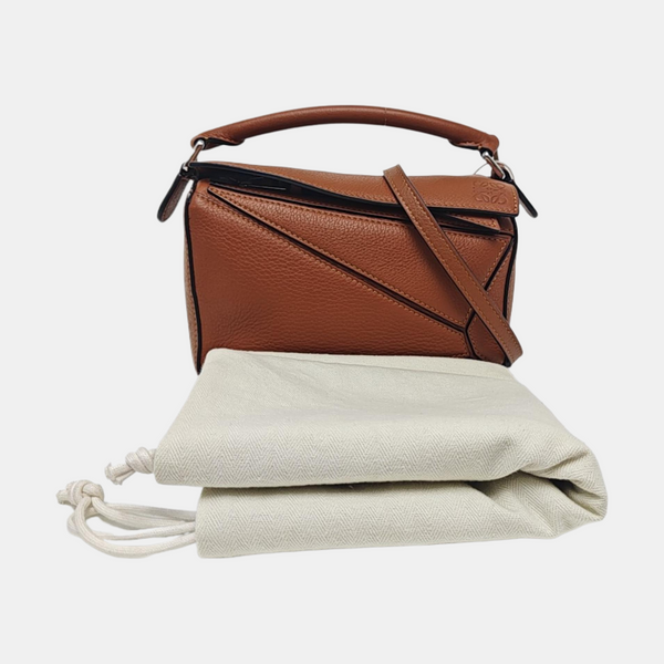Puzzle Mini Calfskin Brown