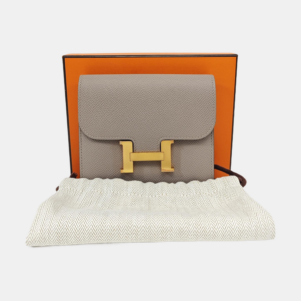 Constance Calfskin Gray Wallet