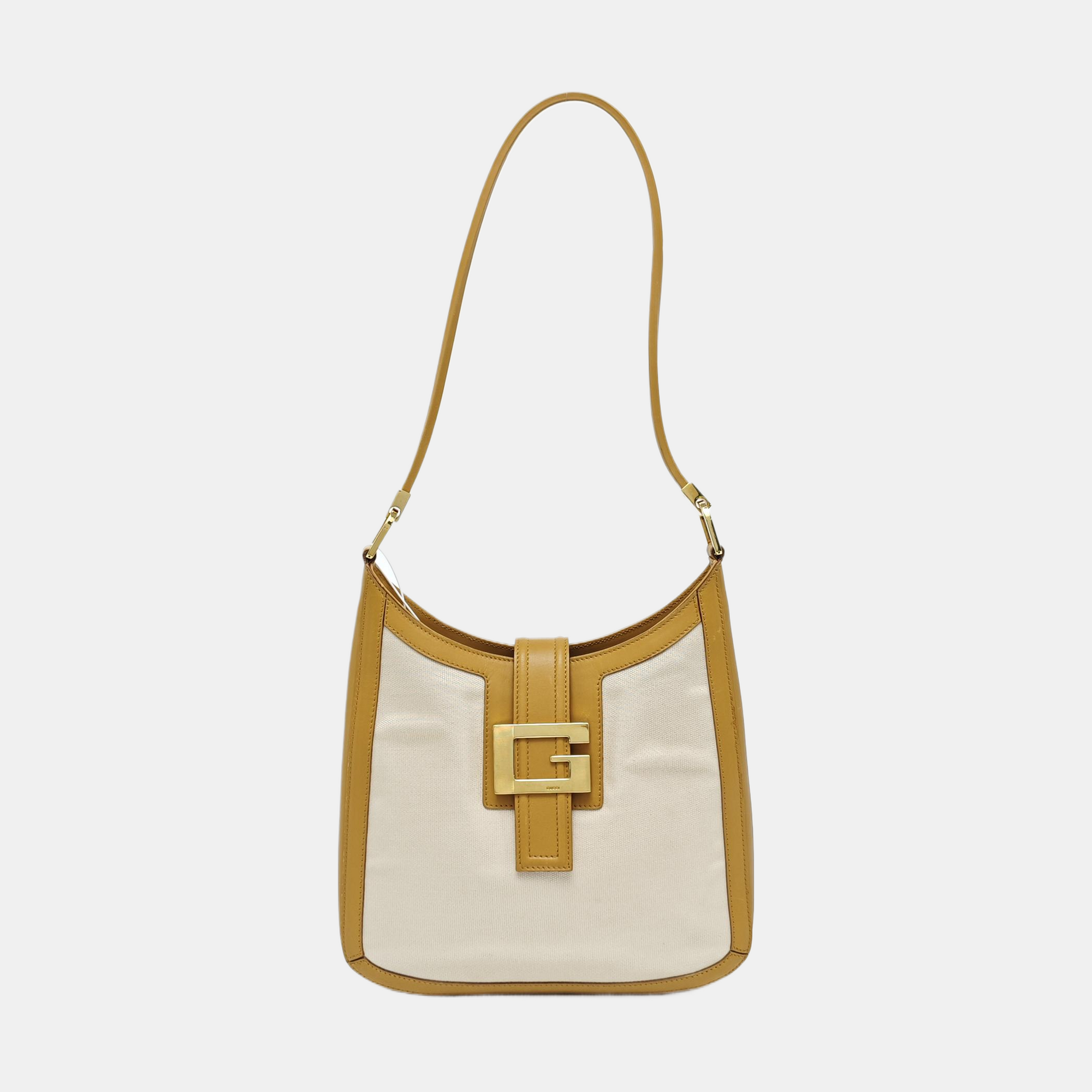 Canvas Shoulder Bag Beige