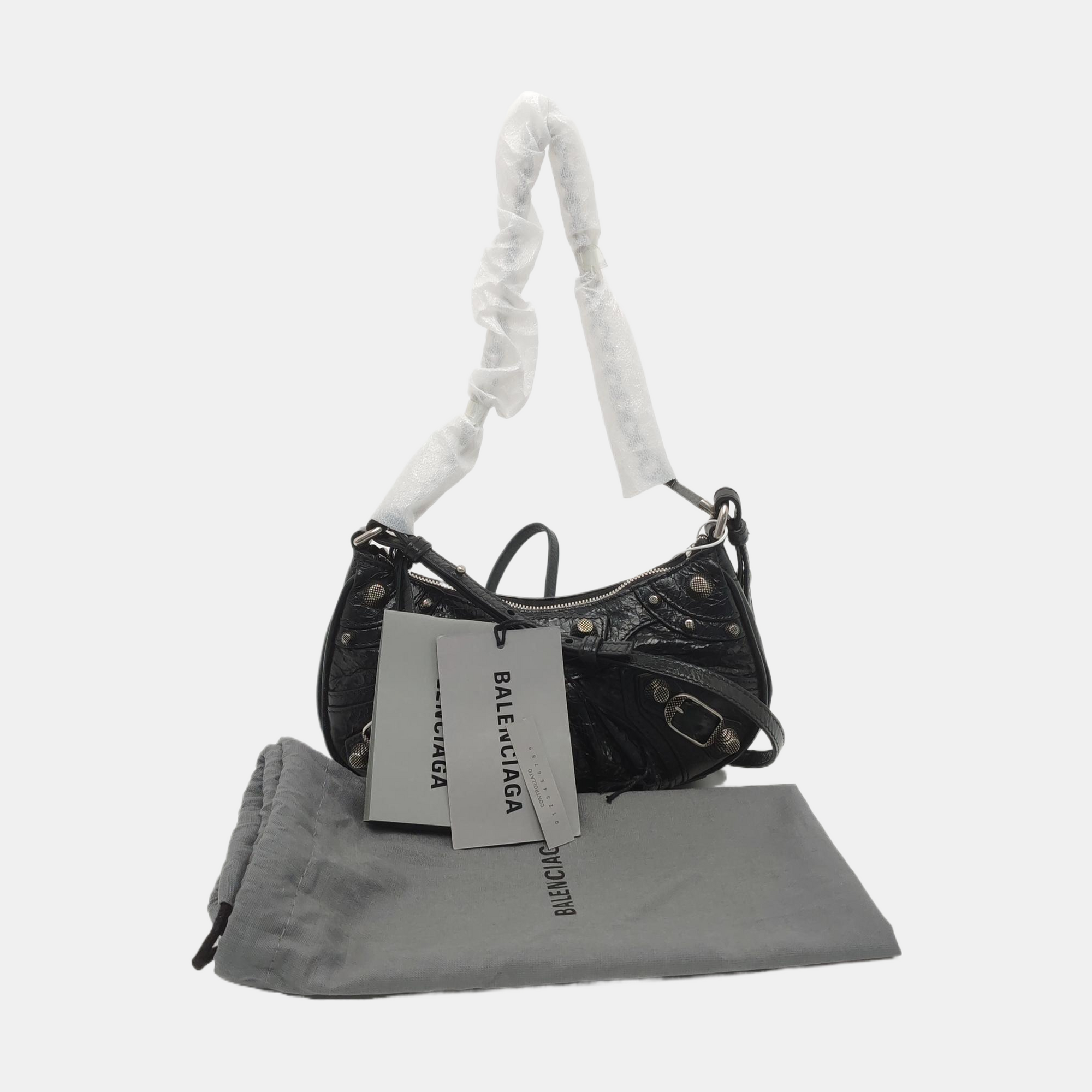 Le Cagole Mini Lambskin Black