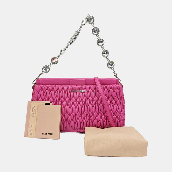 Matelassé Quilted Lambskin Pink
