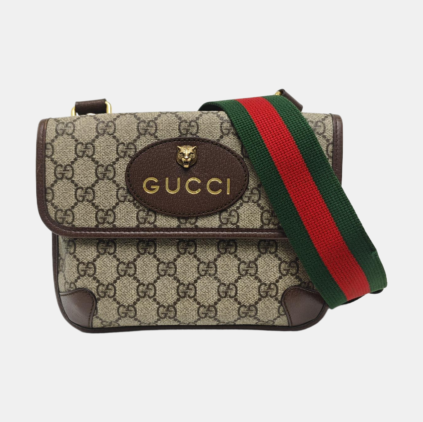 Neo Vintage Small Monogram Coated Canvas Beige