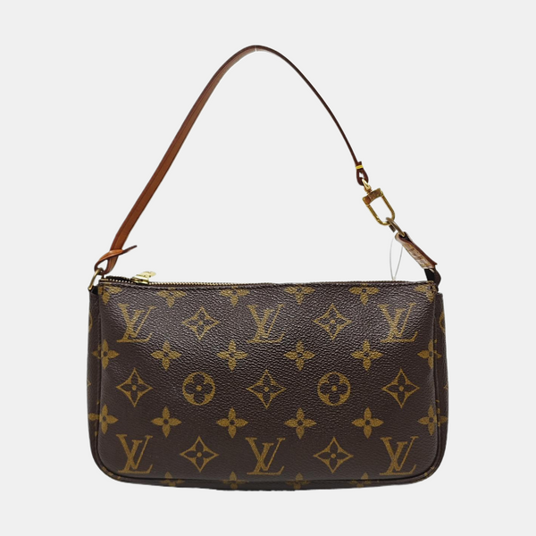 ACCESSOIRES Monogram Coated Canvas Brown