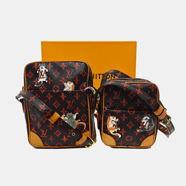 DANUBE Monogram Coated Canvas Brown