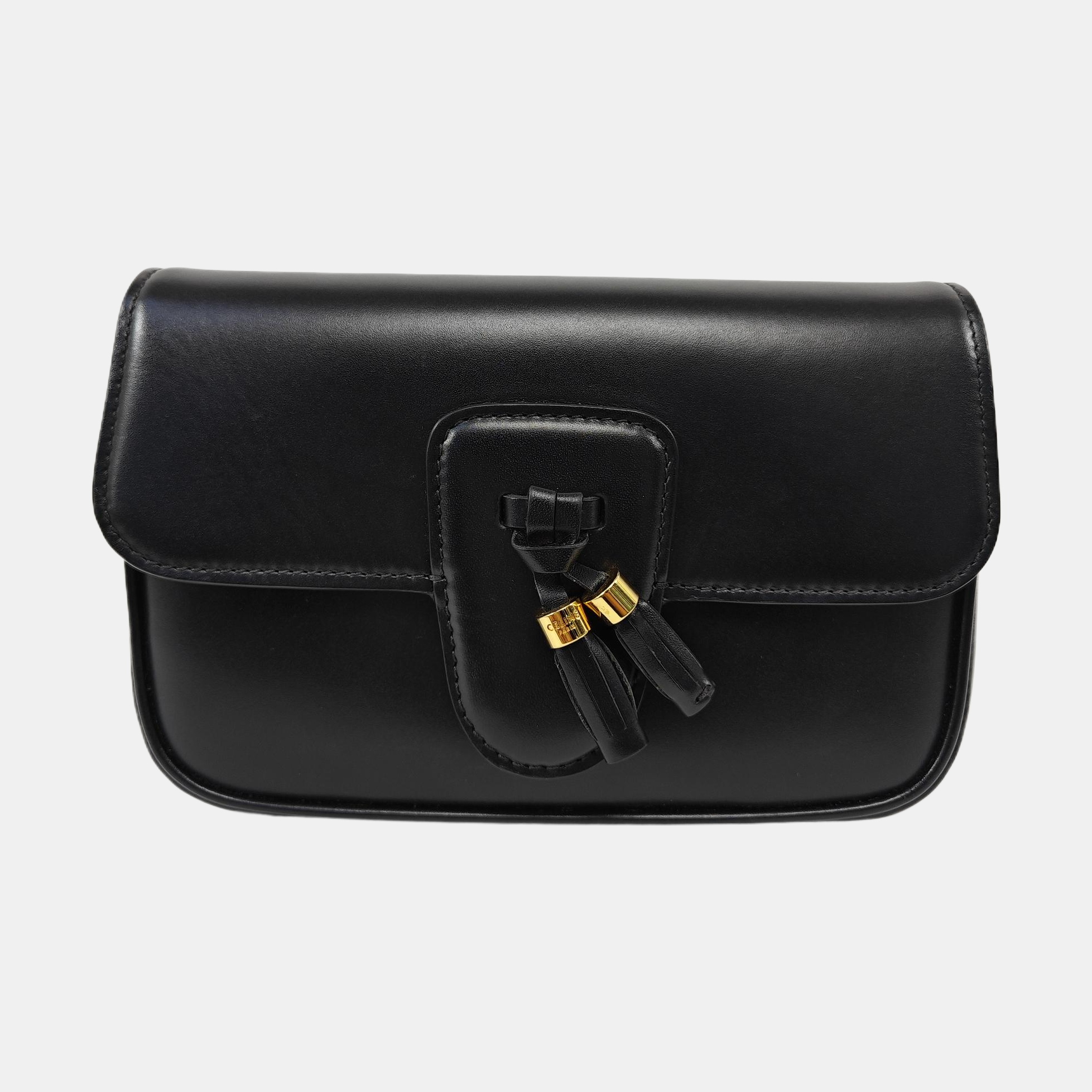 TASSELS Calfskin Black