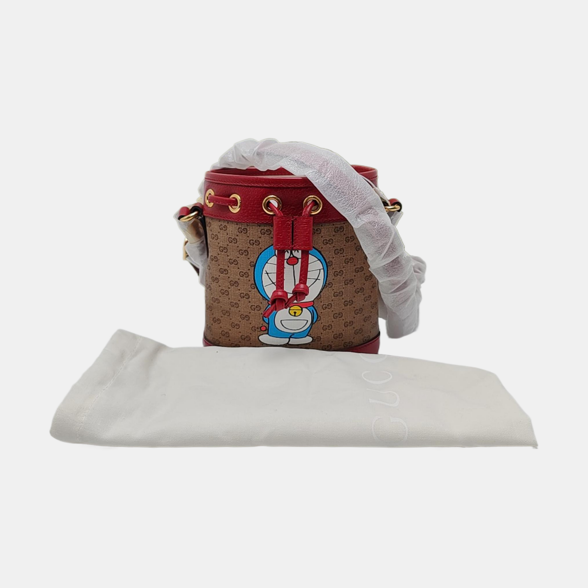 Doraemon X Gucci Mini Monogram Coated Canvas Multicolor
